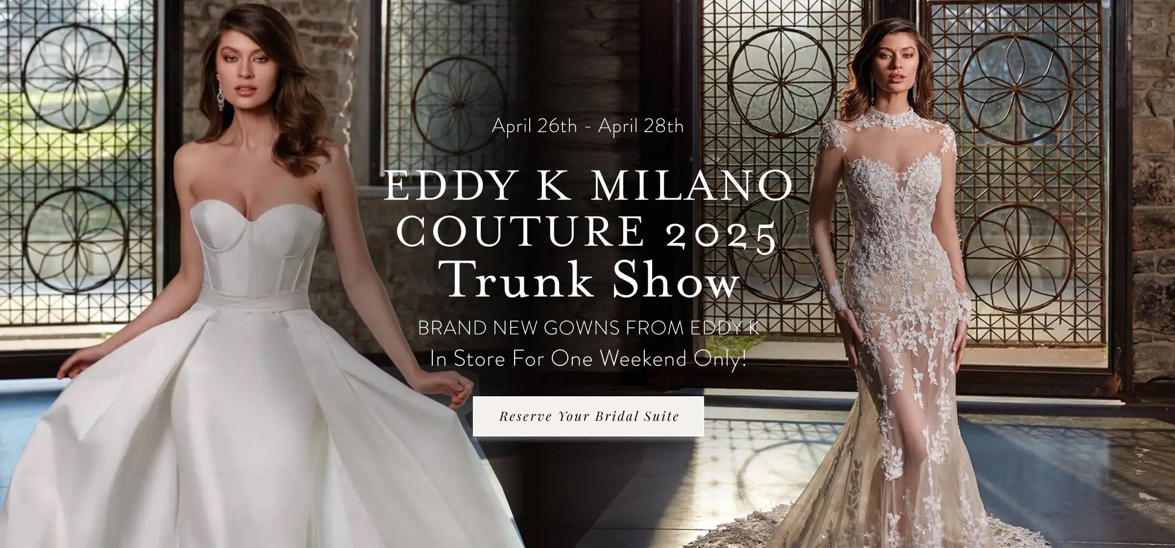 Desktop Eddy K Milano Couture Trunk Show Banner