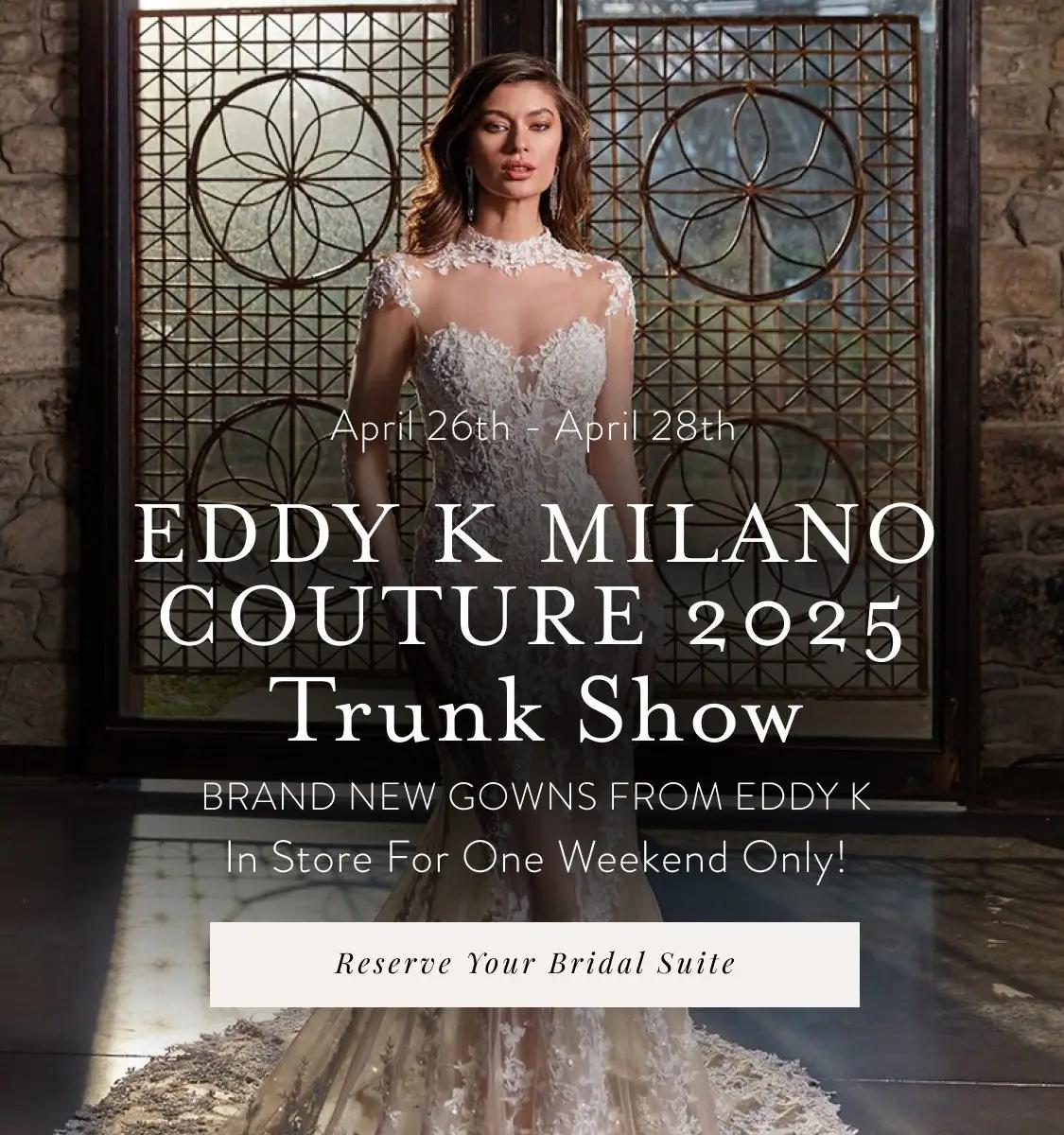 Mobile Eddy K Milano Couture Trunk Show Banner