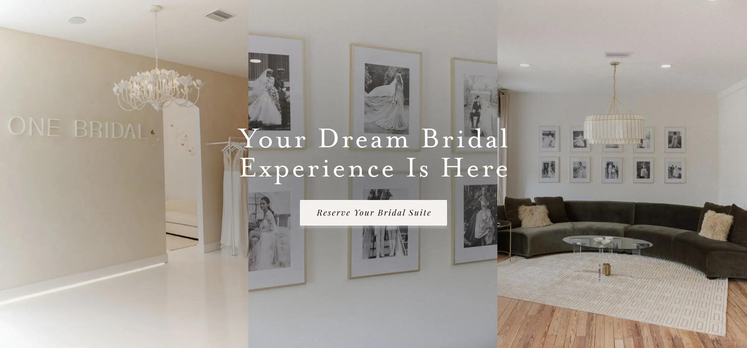 Desktop Your Dream Bridal Experience is Here Banner