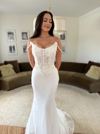 Elizabeth Lee London Aline skirt #2 Ivory thumbnail