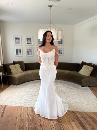 Elizabeth Lee London Aline skirt #1 Ivory thumbnail