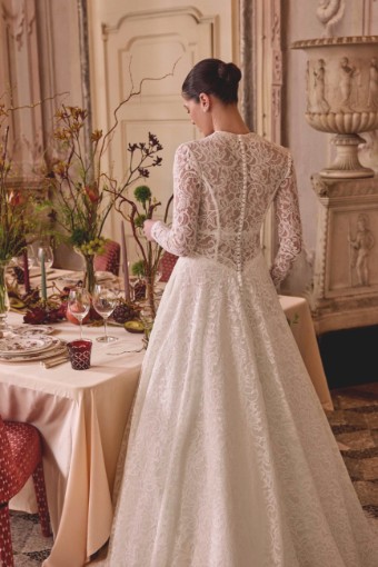 Justin Alexander Lady-LND lined bodice #4 Ivory/Latte thumbnail