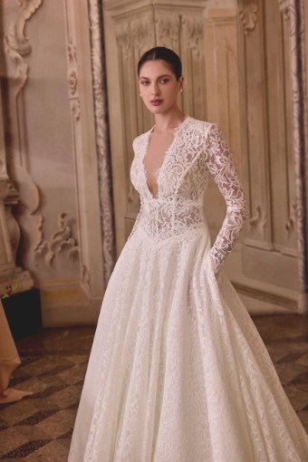 Justin Alexander Lady-LND lined bodice #5 default Ivory/Latte thumbnail