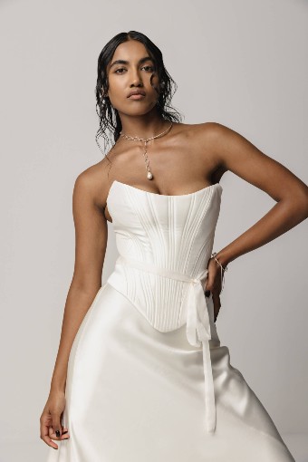 SAINT Bridal Couture Josephine Corset #0 default Off White thumbnail