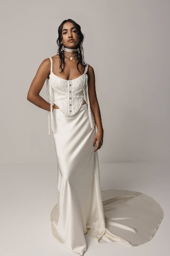 SAINT Bridal Couture Chloe Corset #0 default Off White thumbnail