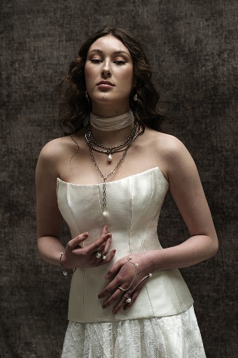 SAINT Bridal Couture Camille Corset #0 default Off White thumbnail