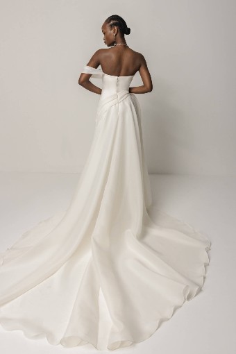 SAINT Bridal Couture Ophelia with Rosette #1 Off White thumbnail