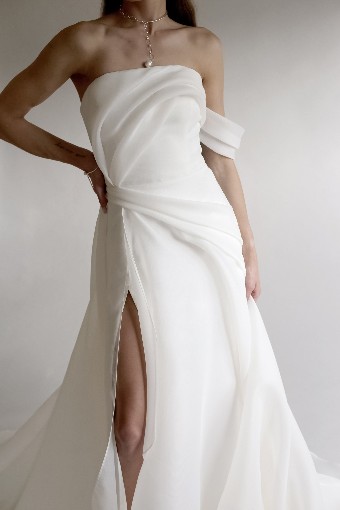 SAINT Bridal Couture Ophelia with Rosette #2 default Off White thumbnail