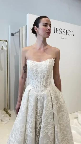Jessica Couture Audrey #0 default Ivory thumbnail