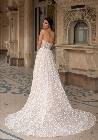 Pronovias Privée Hopkins #1 Off White/LightBeige/Silver/Unlined thumbnail