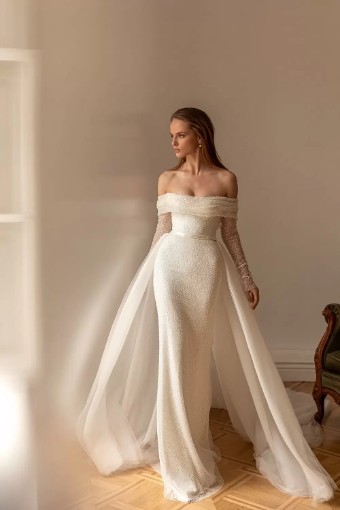 Eva Lendel Style #Aretta dress and sleeves #0 default Ivory thumbnail