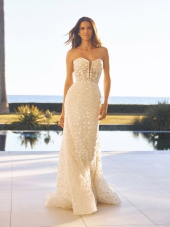 Pronovias Style #Phoebe #0 default Off White/Champagne/Nude thumbnail