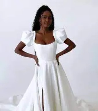 Colby John Style #Whitney-detachable sleeves #0 default Diamond White thumbnail
