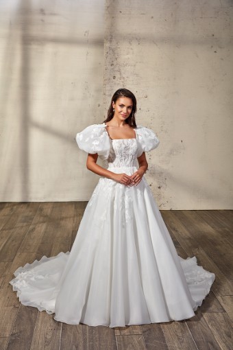 Eddy K Julia Dress + Sleeves #0 default Ivory/Champagne/Skin thumbnail