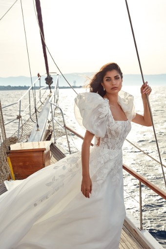 Eddy K Julia Dress + Sleeves #1 default Ivory/Champagne/Skin thumbnail