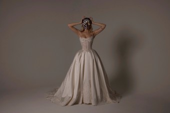 Verander West Elizabeth corset and skirt #0 default Champagne thumbnail