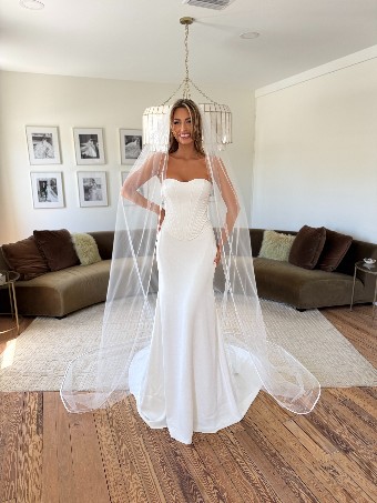 Alena Leena Lily of the Valley Bodice and Skirt #8 Ivory thumbnail