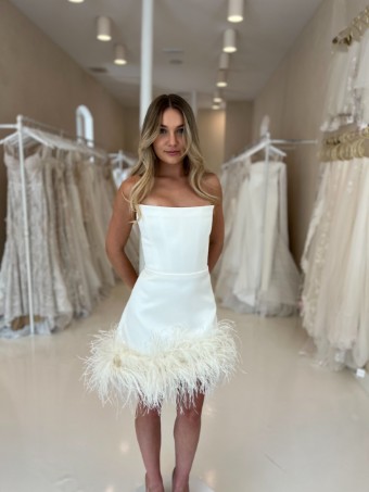 Bronx and Banco Fiora White Mini Dress #1 White thumbnail
