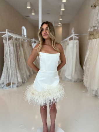 Bronx and Banco Fiora White Mini Dress #3 default White thumbnail