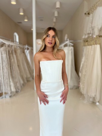 Bronx and Banco Florentina Blanc Gown #2 default White thumbnail