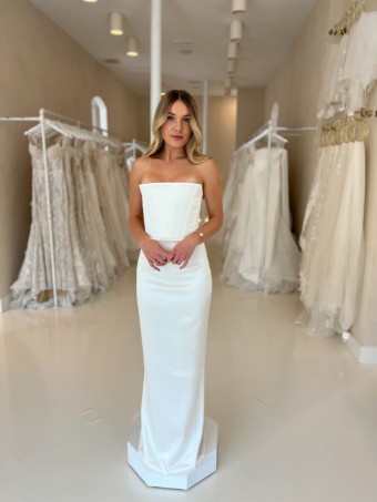 Bronx and Banco Florentina Blanc Gown #0 default White thumbnail