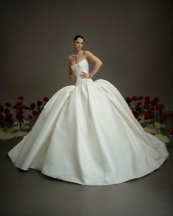 Nicole + Felicia Snow White Bridal Look 8 #0 default Ivory thumbnail